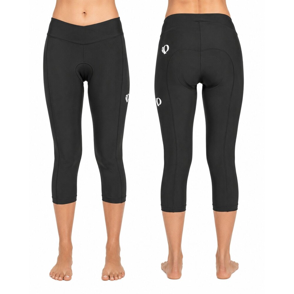 Pearl Izumi Select Women’s M Black Padded Cycling Capri Tights Chamois Bike Pant